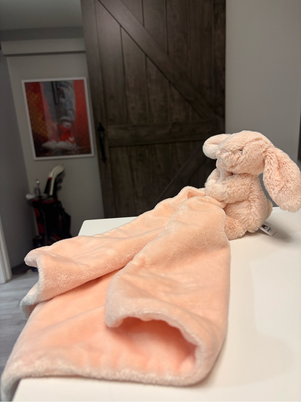 Jellycat Pink Bashful Bunny Security Blanket